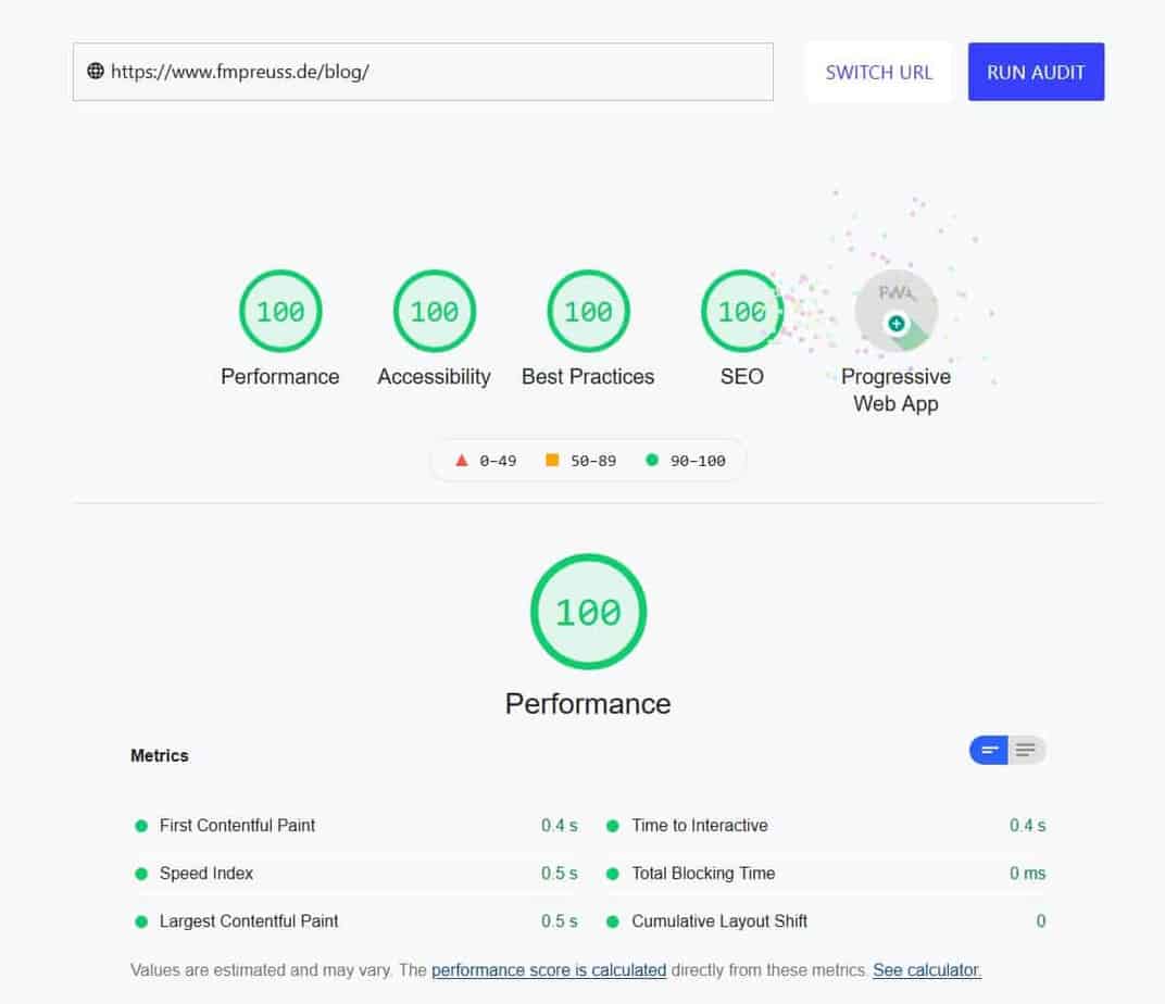 pagespeed